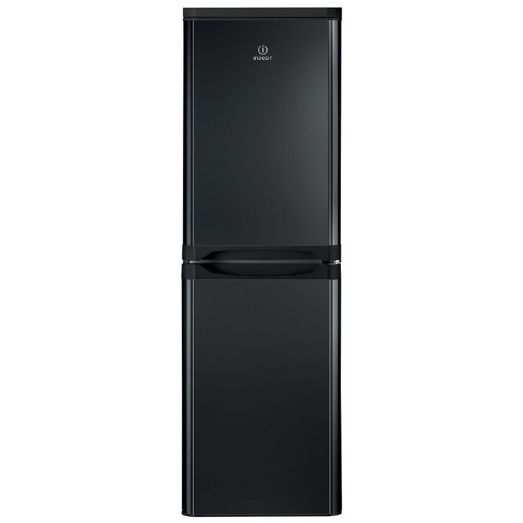 Indesit 235 Litre 50/50 Freestanding Fridge Freezer - Black