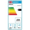 Indesit 235 Litre 50/50 Freestanding Fridge Freezer - Black