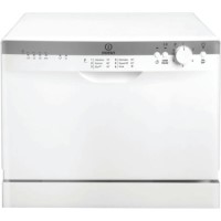 GRADE A1 - Indesit ICD661 6 Place Freestanding Compact Table Top Dishwasher White