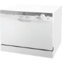 GRADE A1 - Indesit ICD661 6 Place Freestanding Compact Table Top Dishwasher White