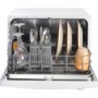 GRADE A1 - Indesit ICD661 6 Place Freestanding Compact Table Top Dishwasher White