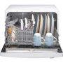 GRADE A1 - Indesit ICD661 6 Place Freestanding Compact Table Top Dishwasher White