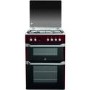 Indesit ID60G2R 60cm Double Oven Gas Cooker - Red