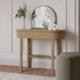 Oak Dressing Table with Mirror and Drawer - Ida