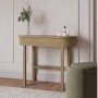 Oak Dressing Table with Mirror and Drawer - Ida