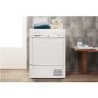 Refurbished Indesit EcoTime IDC8T3B Freestanding Condenser 8KG Tumble Dryer White