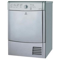 Indesit IDCL85BHS EcoTime 8kg Freestanding Sensor Condenser Tumble Dryer-Silver
