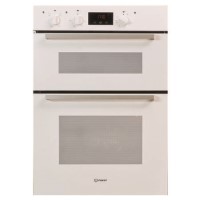 Refurbished Indesit Aria IDD6340WH 60cm Double Built In Electric Oven White