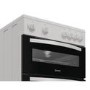 Indesit 60cm Double Oven Electric Cooker - White