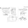 AEG IDE74243IB 72cm 4 Zone Induction Venting Hob