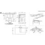 AEG 72cm 4 Zone Induction Venting Hob
