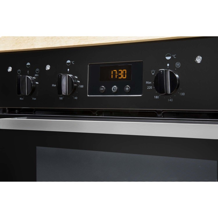 Refurbished Indesit Aria IDU 6340 BL 60cm Double Built Under Electric Oven