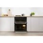 Refurbished Indesit Aria IDU 6340 BL 60cm Double Built Under Electric Oven
