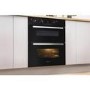 Refurbished Indesit Aria IDU6340BL 60cm Double Built Under Electric Oven Black