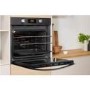 Refurbished Indesit Aria IFW3841PIX 60cm Single Built In Electric Multifunction Pyrolytic Oven Stainless Steel