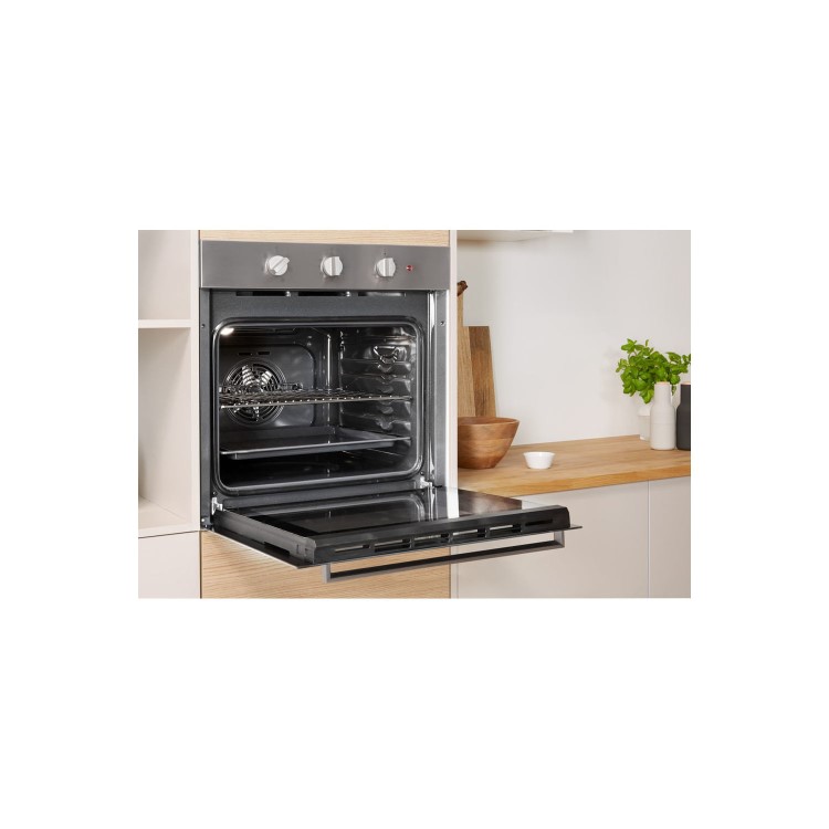 Indesit Aria IFW6330IX Electric Fan Assisted Single Oven - Stainless Steel
