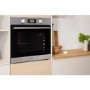 Refurbished Indesit IFW6340IXUK 60cm Single Built In Electric Oven Stainless Steel