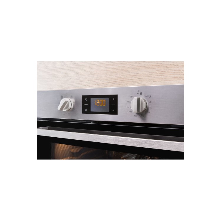 Indesit Electric Single Oven - Stainless Steel