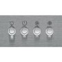 Refurbished Indesit IHBS65LMX 60cm Slimline Cooker Hood Stainless Steel