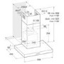 Refurbished Indesit IHBS65LMX 60cm Slimline Cooker Hood Stainless Steel