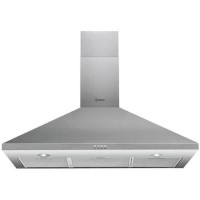 Indesit 90cm Chimney Cooker Hood - Stainless Steel