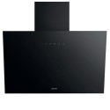 IHVP62FLTK Indesit 60cm Angled Chimney Cooker Hood - Black