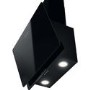 Indesit IHVP65FLMK 60cm Angled Chimney Cooker Hood - Black