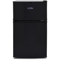 Ice King IK2023K A+ Undercounter Fridge Freezer - Black