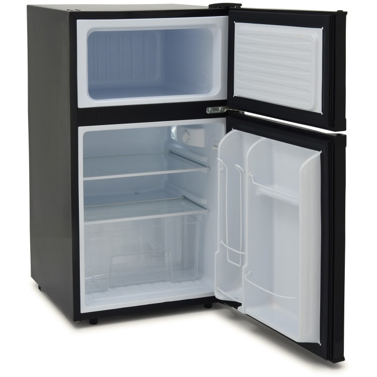 Ice King IK2023K A+ Undercounter Fridge Freezer - Black