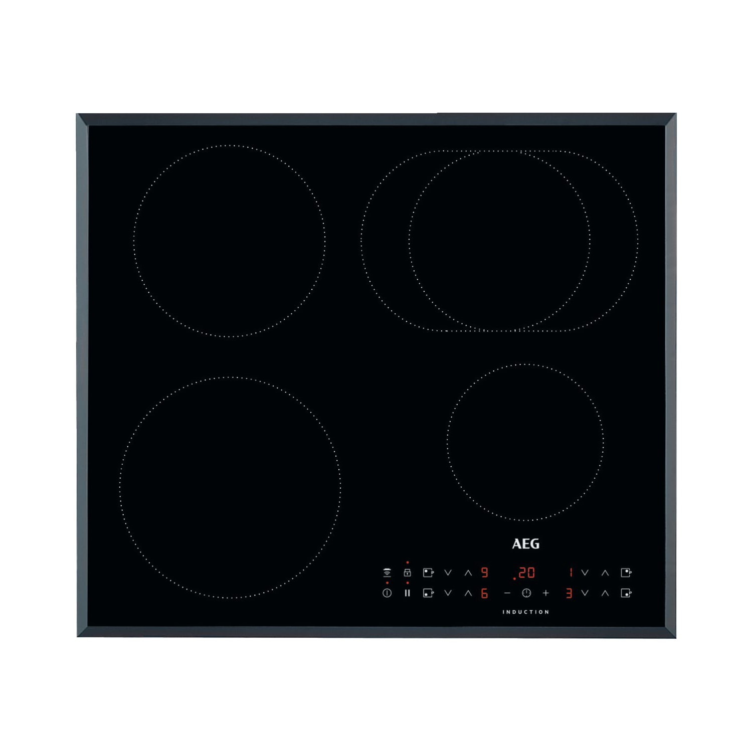 AEG 59cm 4 Zone Induction Hob with Extended Zone