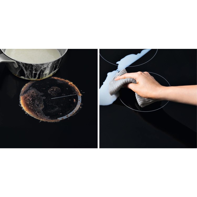 Refurbished AEG IKB64311FB 60cm Four Zone Induction Hob With Long Zone and Bevelled Edges