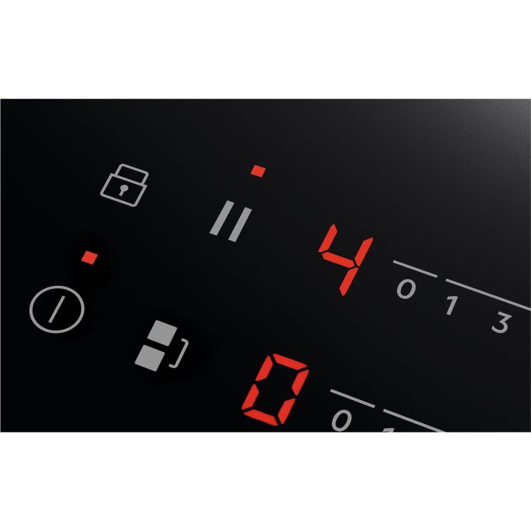 AEG IKB84431FB 78cm MaxiSense Touch Control Induction Hob With Hob2Hood - Black