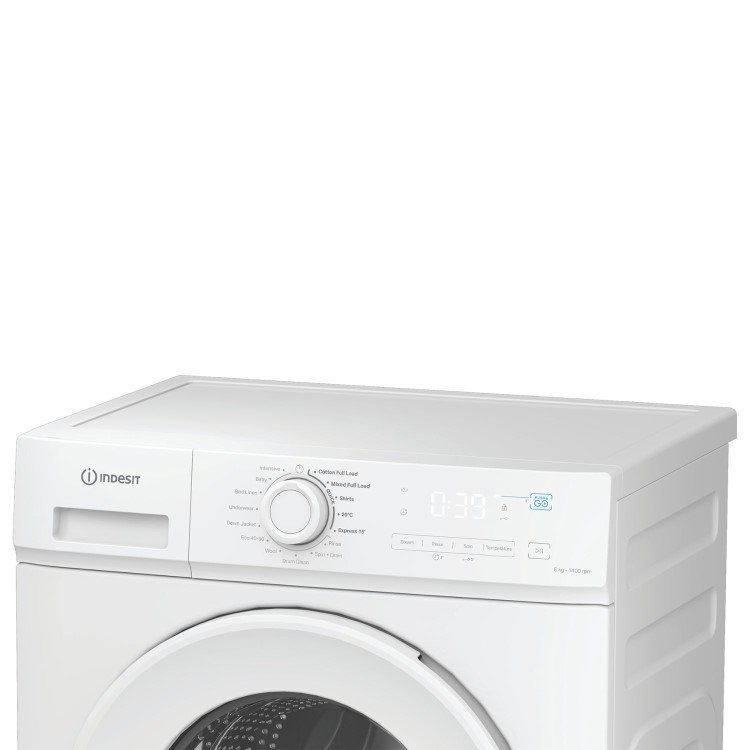 Indesit MyTime 8kg 1400rpm Washing Machine - White