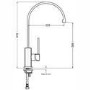 Smeg IMOLA Chrome Finish Single Lever With Flat Spout
