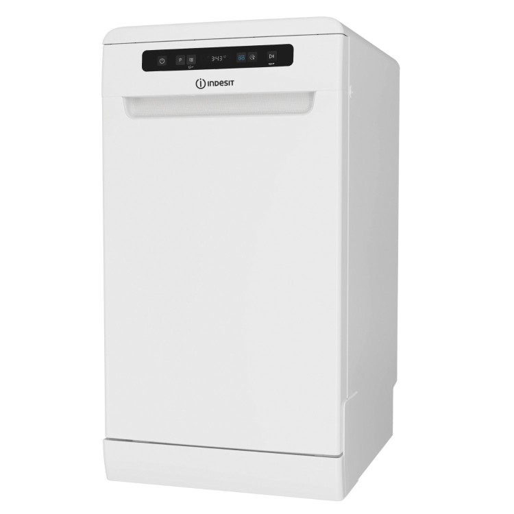 Indesit Push&Go Freestanding Slimline Dishwasher - D-Rated, White