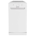 A2/IN2FE10CS90WUK Refurbished Indesit Slimline Dishwasher, 10 Place Settings, eco, intensive wash, six programmes, white, E Rated
