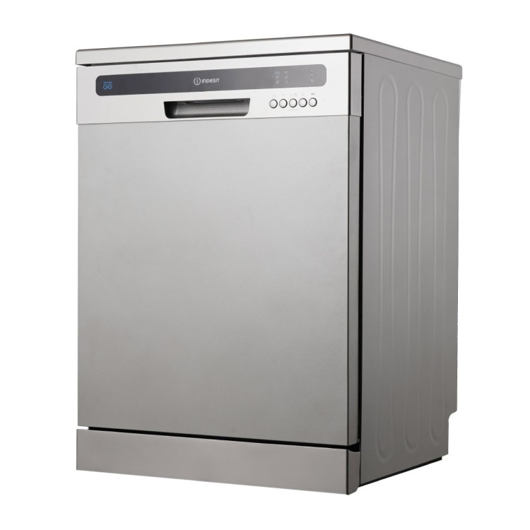 Indesit Push&Go Freestanding Dishwasher - Silver