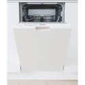 IN2IE10CS80UK Indesit Push&Go Integrated Slimline Dishwasher - White Control Panel