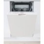 Indesit Push&Go Integrated Slimline Dishwasher - White