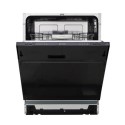 IN2IE13CNO8UK Indesit Push&Go Integrated Dishwasher - Black Control Panel