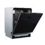 Indesit Push&Go Integrated Dishwasher - Black Control Panel