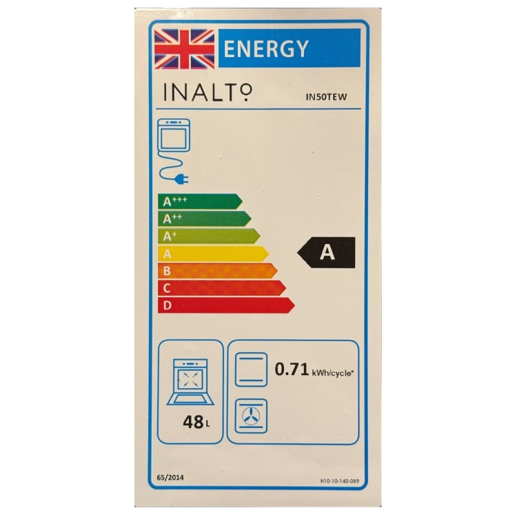 Refurbished Inalto 50cm Twin Cavity Electric Cooker - White