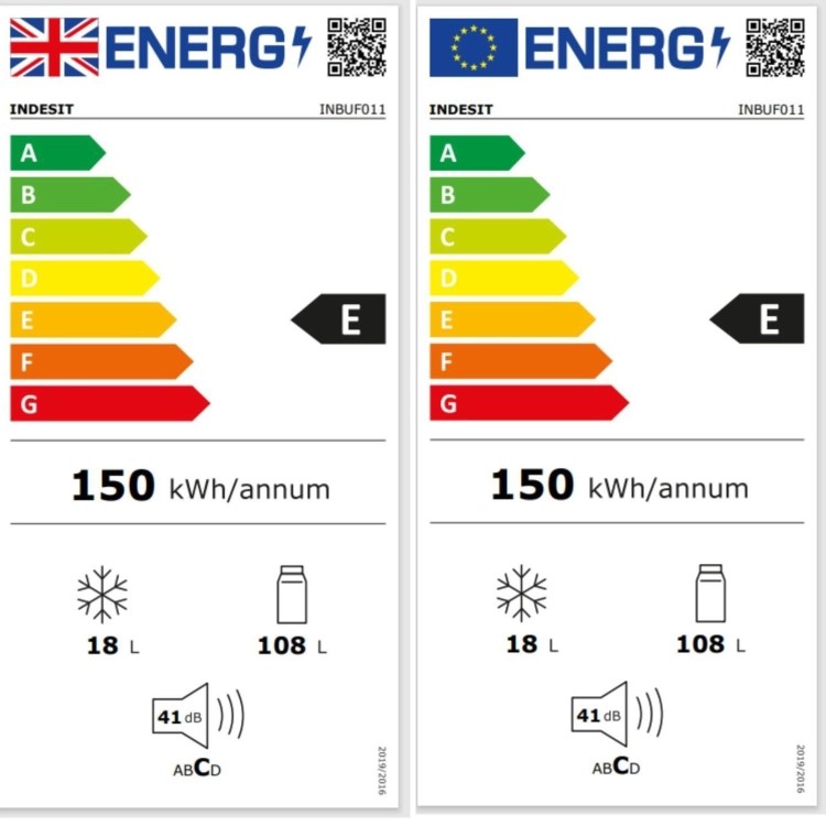 Indesit 126 Litre Integrated Under Counter Fridge