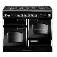 Rangemaster Infusion Classic 110cm Dual Fuel Range Cooker - Black Rangemaster Infusion Classic 110cm Dual Fuel Range Cooker - Black