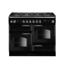 INC110DFFCB Rangemaster Infusion Classic 110cm Dual Fuel Range Cooker - Charcoal Black
