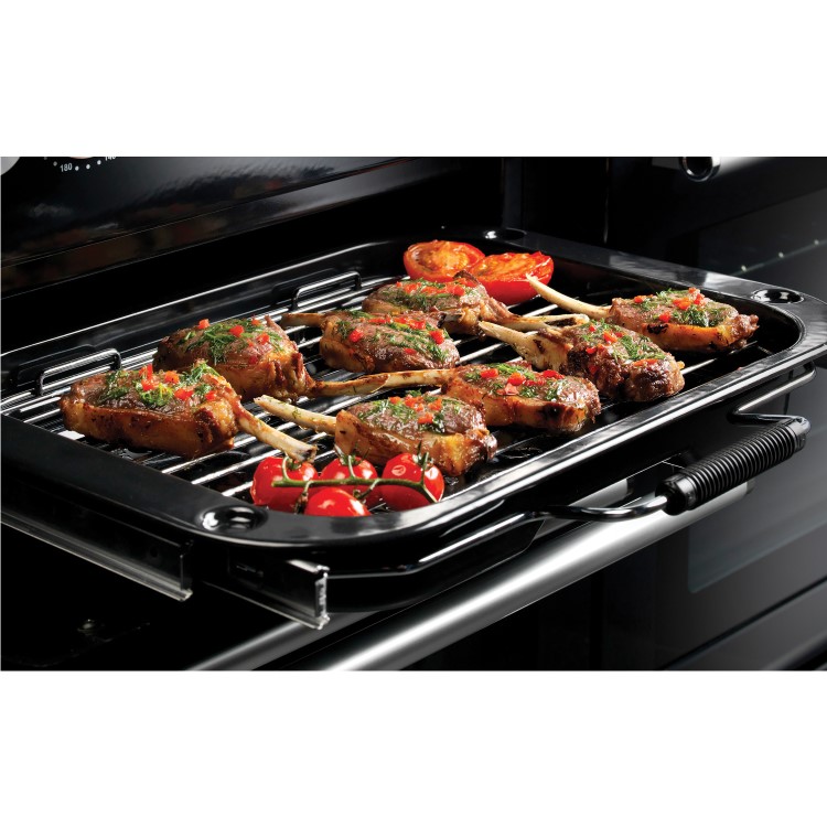 Rangemaster Infusion Classic 110cm Dual Fuel Range Cooker - Charcoal Black