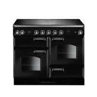 Rangemaster Infusion Classic 110cm Ceramic Range Cooker - Charcoal Black