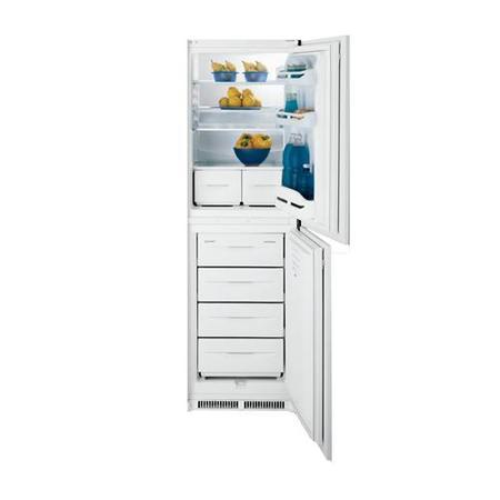 INDESIT INC325FF 269 Litre Integrated Fridge Freezer 50/50 Split 178cm Tall Frost Free 54cm Wide - White