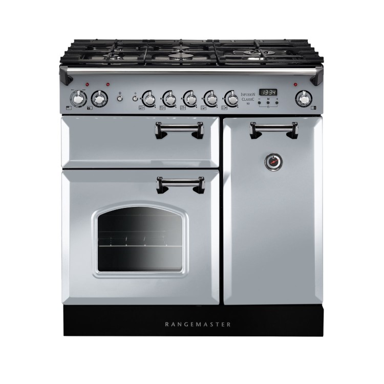 Rangemaster Infusion Classic 90cm Dual Fuel Range Cooker - Royal Pearl