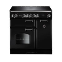 Rangemaster Infusion Classic 90cm Ceramic Range Cooker - Charcoal Black